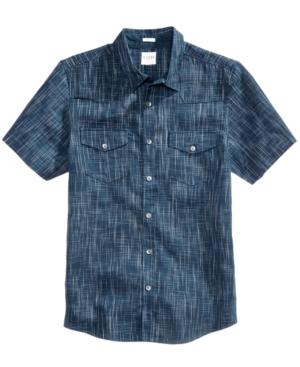 Guess Men's Gunner Crosshatch Shirt