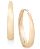 Inc International Concepts Gold-tone Wide Hoop Earrings, Created For Macy's