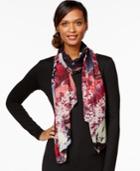 Collection Xiix Midnight Flower Oblong Scarf