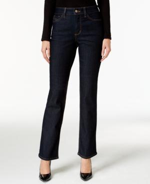 Nydj Hayley Dark Enzyme Wash Straight-leg Jeans