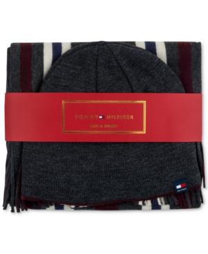 Tommy Hilfiger Men's Hat & Scarf Set