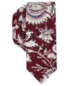 Original Penguin Men's Pebrican Floral Skinny Linen Tie