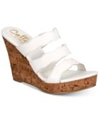 Callisto Flure Slip-on Platform Wedge Sandals Women's Shoes