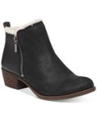 Lucky Brand Women's Basel Fake-fur-lined Booties Women's Shoes