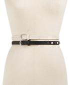 I.n.c. 2-for-1 Imitation Pearl & Smooth Belts, Created For Macy's