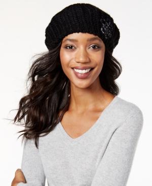Inc International Concepts Crochet Flower Beret, Only At Macy's
