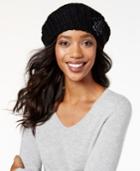 Inc International Concepts Crochet Flower Beret, Only At Macy's