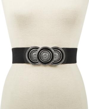 Inc International Concepts Round-buckle Stretch Belt, Created For Macy's