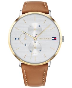 Tommy Hilfiger Women's Camel Brown Leather Strap 40mm