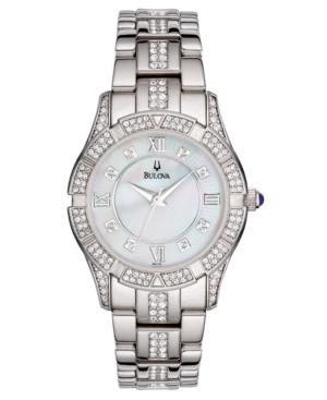 Bulova Watch, Women's Silver-tone Bracelet 96l116