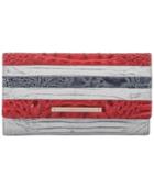 Brahmin Bluestone Habanera Soft Checkbook Wallet