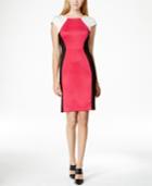 Ronni Nicole Colorblocked Cap-sleeve Dress