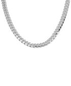 Men's Cuban Link 22 Chain Necklace In Sterling Silver
