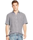 Polo Ralph Lauren Men's Short-sleeved Checked Linen Shirt