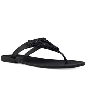 Nine West Vlora Floral Thong Sandals Women's Shoes