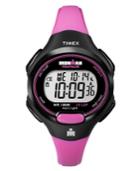Timex Watch, Women's Digital Ironman 10 Lap Pink Resin Strap T5k525um