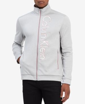 Calvin Klein Men's Zip-front Fleece Jacket, Created For Macy's