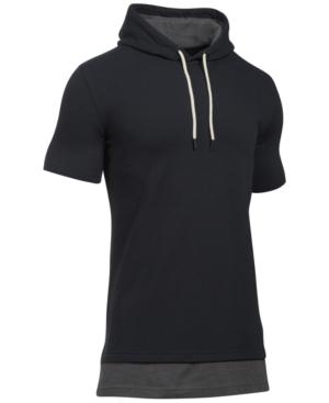 Under Armour Men's Short-sleeve Layered-look Fleece Hoodie