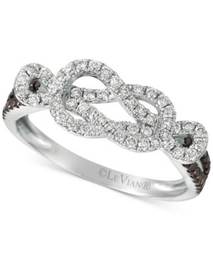 Le Vian Exotics Diamond Loop Ring (1/2 Ct. T.w.) In 14k White Gold