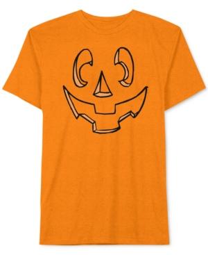 Jem Men's Carved Jack-o'-lantern Pumpkin Halloween T-shirt