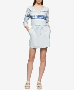 Calvin Klein Jeans Tie-dyed Shirtdress
