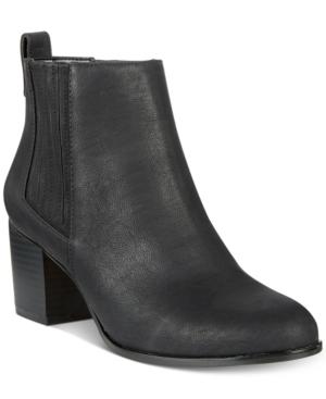 I.n.c. Fainn Block-heel Booties, Created For Macy's Women's Shoes