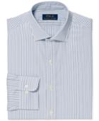 Polo Ralph Lauren Slim-fit Slate Blue Stripe Dress Shirt