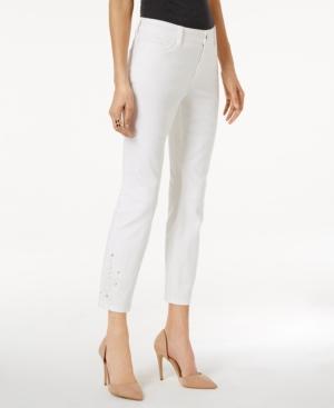 Nydj Alina Embroidered Tummy-control Skinny Jeans
