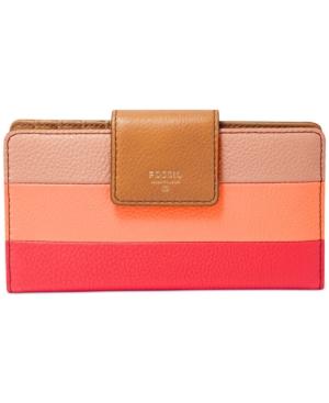 Fossil Sydney Leather Patchwork Tab Wallet