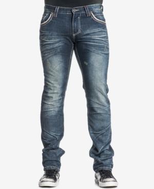 Affliction Men's Straight-leg Denim Ace Fleur Jeans