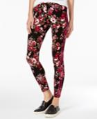 Ultra Flirt Juniors' Printed Sporty Side-stripe Leggings