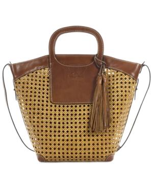Patricia Nash Distressed Wicker Vilani Tote
