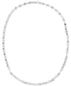 Giani Bernini Twist Disc Chain 24 Statement Necklace In Sterling Silver, Created For Macy's