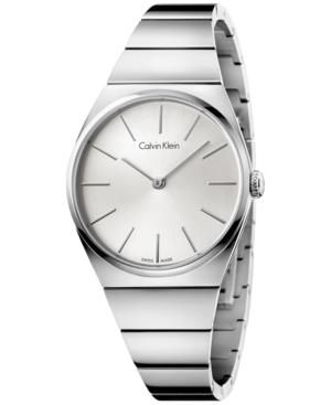 Calvin Klein Women's Swiss Supreme Stainless Steel Bracelet Watch 33mm K6c2x146