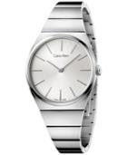 Calvin Klein Women's Swiss Supreme Stainless Steel Bracelet Watch 33mm K6c2x146