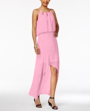 Thalia Sodi Hardware High-low Illusion Dress, Created For Macy's