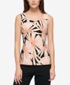 Tommy Girl Palm Leaf-print Tank Top