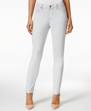 Earl Jeans Slit Knee Colored Wash Skinny Ankle Jeans
