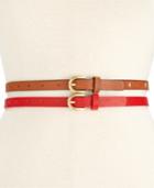 Style & Co. Studded Americana 2 For 1 Skinny Belts, Only At Macy's