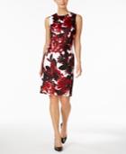 Calvin Klein Floral-print Sheath Dress, Regular & Petite