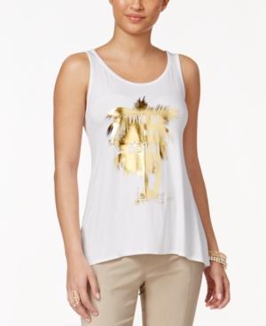 Thalia Sodi Beach Graphic Tank Top, Only At Macy's
