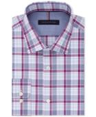 Tommy Hilfiger Men's Slim-fit Soft Touch Non-iron Performance Check Dress Shirt