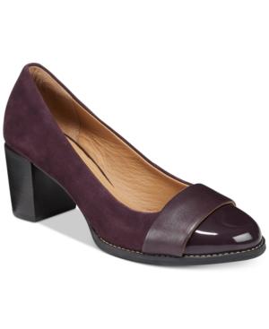 Clarks Artisan Women's Tarah Brae Block-heel Pumps Women's Shoes