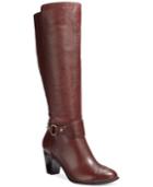 Giani Bernini Cagney Memory Foam Tall Wide Calf Boots, Only At Macy's Women's Shoes