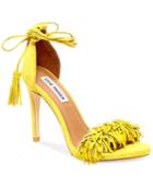 Steve Madden Two-piece Fringe Sandals Women's Shoes