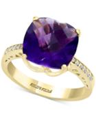 Effy Amethyst (4-7/8 Ct. T.w.) & Diamond Accent Ring In 14k Gold