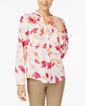 Calvin Klein Floral-print Shirt, A Macy's Exclusive