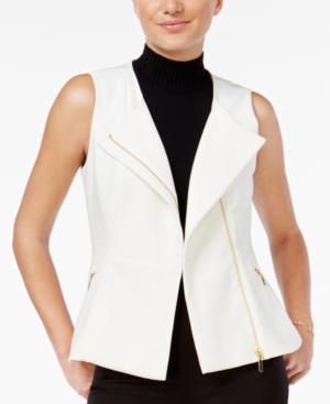 Xoxo Juniors' Asymmetrical-zip Vest