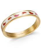 Kate Spade New York Gold-tone Chili Pepper Bangle Bracelet