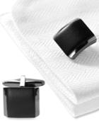 Kenneth Cole Reaction Cufflinks, Polished Hematite Boxed Set